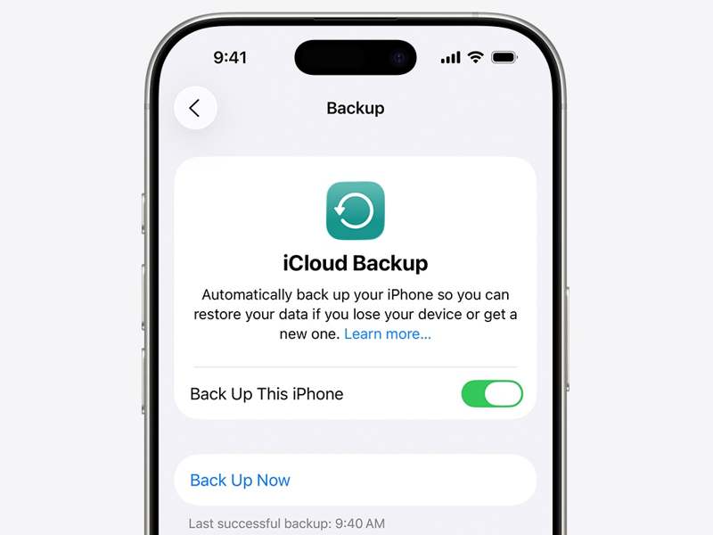 Sauvegarder votre iPhone sur iCloud