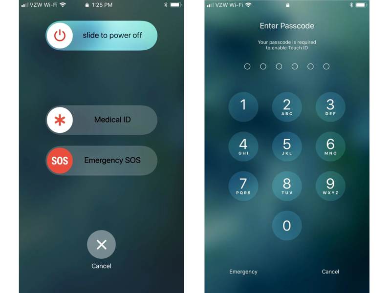 Touch ID letiltása