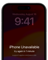 iPhone Disabled or Security Lockout