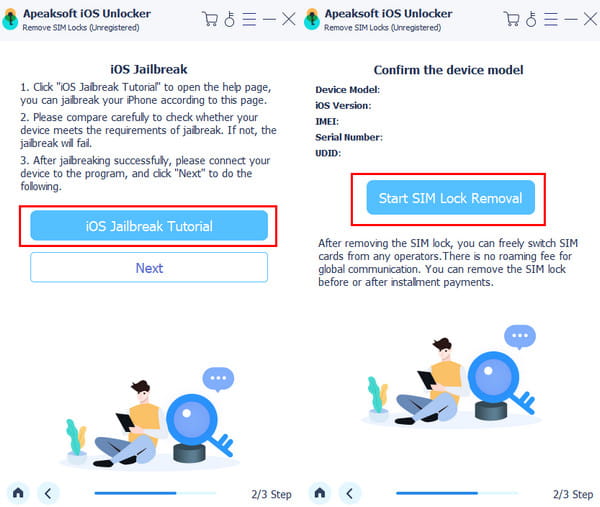 Suppression du jailbreak et du verrouillage de la carte SIM