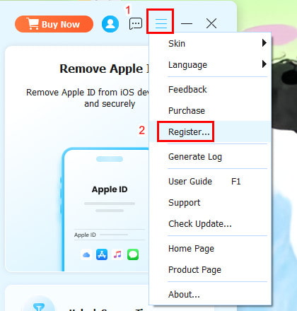 Cadastro de cardápio