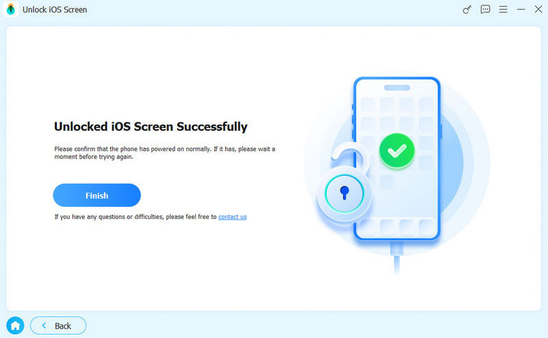 Unlock iOS Screen Successfully