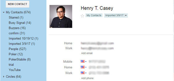 Import iPhone contacts to Gmail