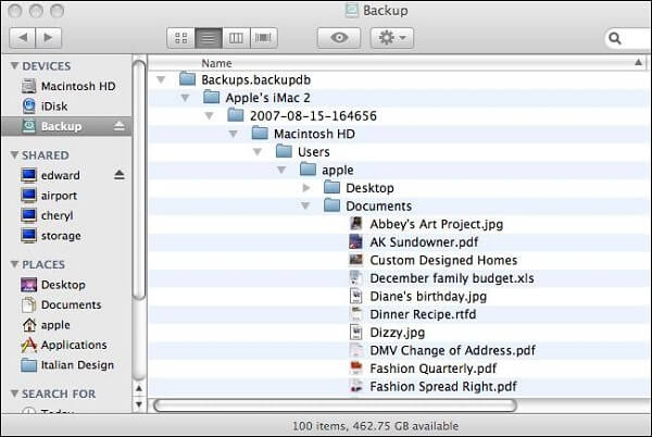 Backup on Mac
