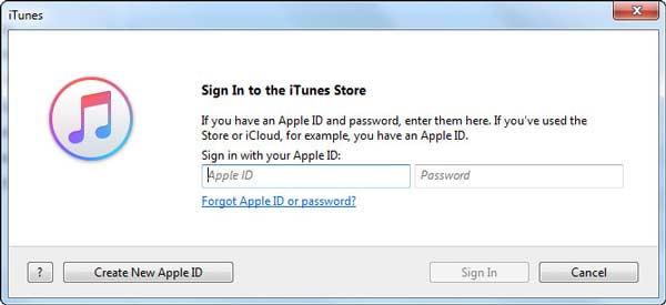 iTunes Storeのパスワード