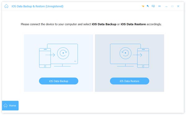 lancer la restauration de sauvegarde de données ios