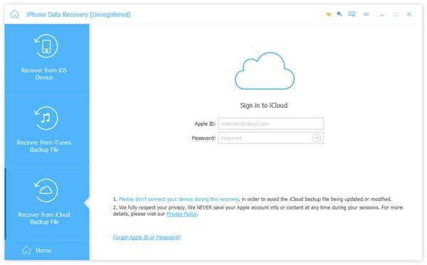 Recuperar fotos borradas de iCloud Backup