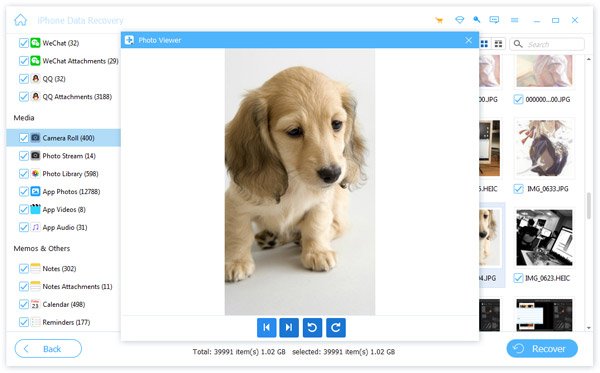 Восстановить удаленные фотографии iPhone