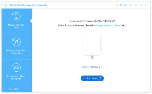 Numériser les contacts depuis l'iPhone