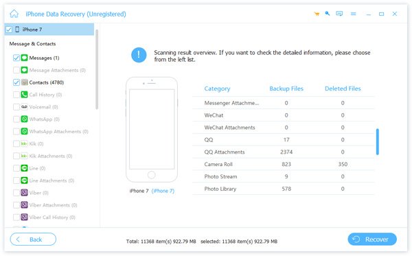 Scanresultaat iOS