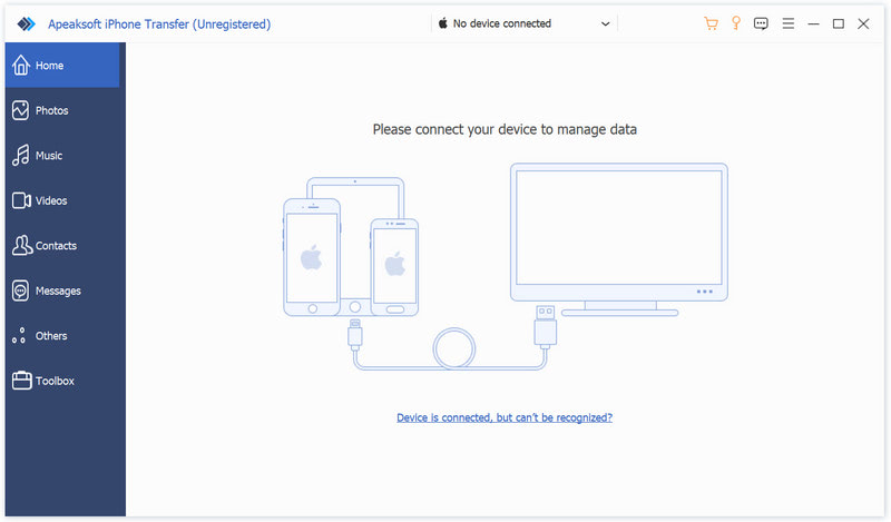 Apeaksoft iPhone Transfer screenshot