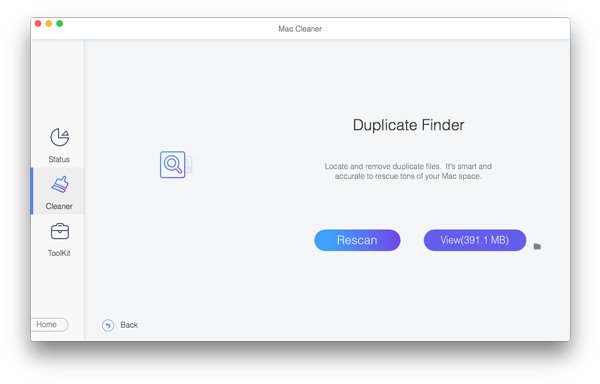 Reinigen Sie den Duplicate Finder