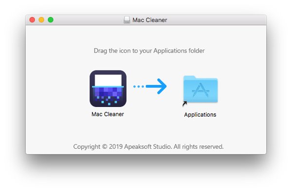 Перетащите Mac Cleaner