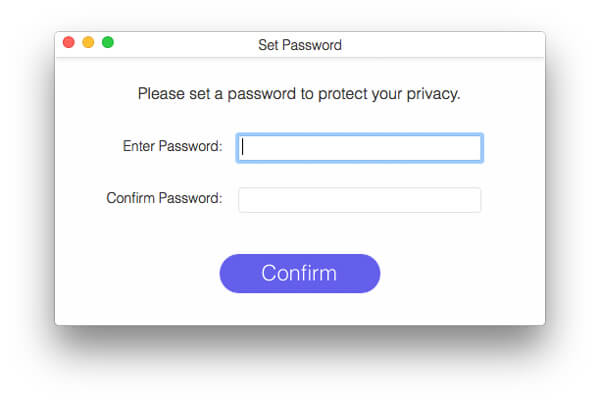 Задать пароль