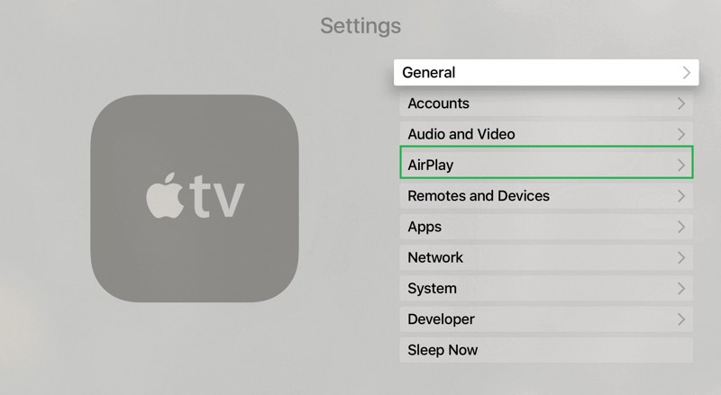 Airplay Apple TV
