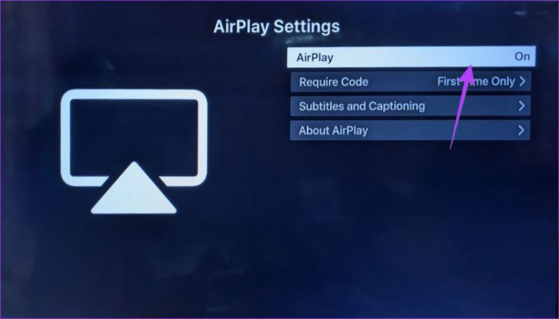 Televisor Samsung con Airplay