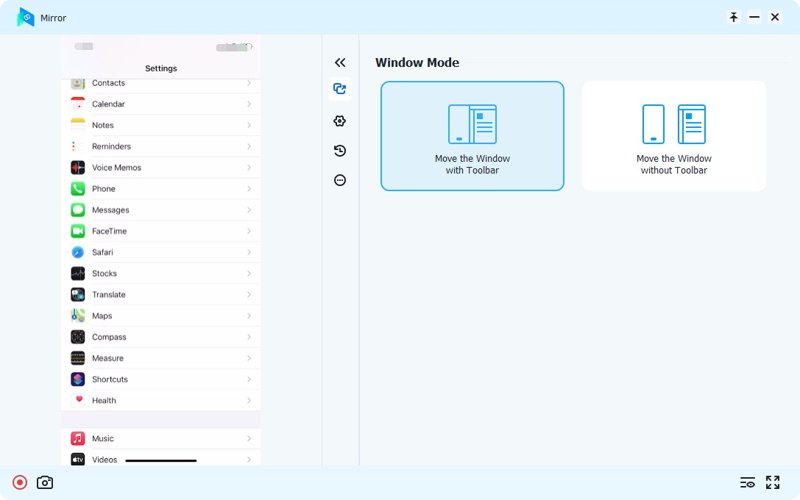 iPhone Yansıtmayı Başlat