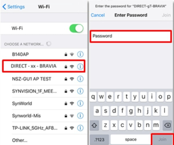 Koble til Bravia Wi-Fi