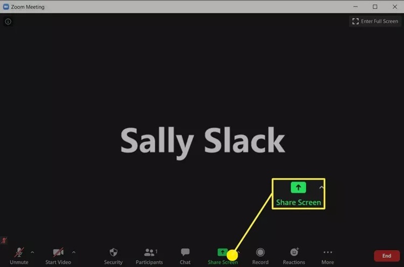 Bildschirm teilen Zoom Desktop