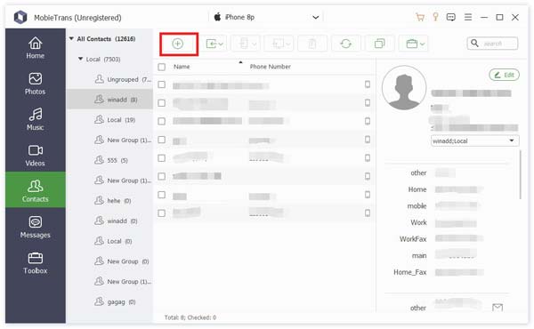 Add Contacts