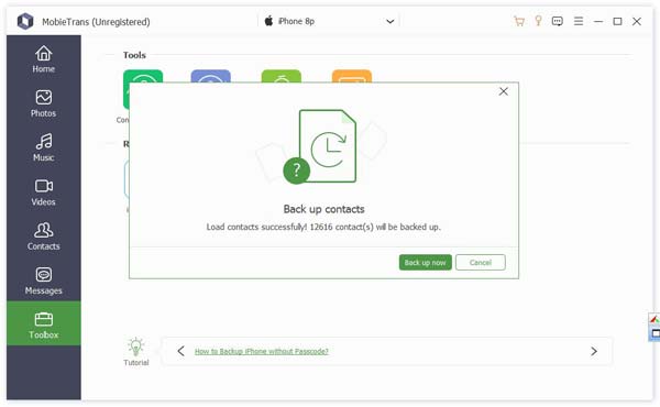 Contacts Backup