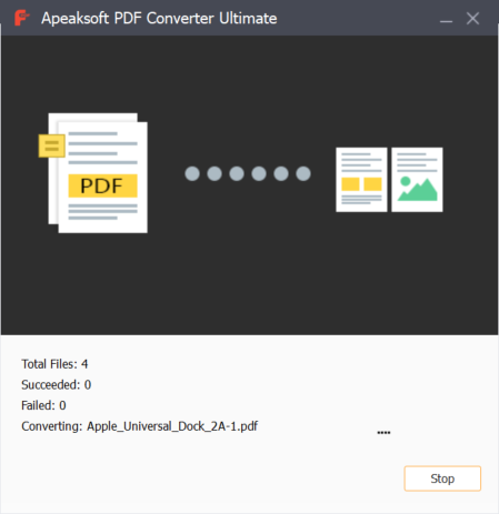 Start PDF-konvertering