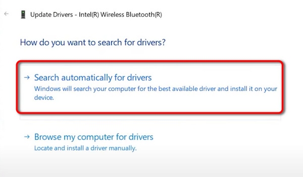 自動搜尋驅動程式 Windows