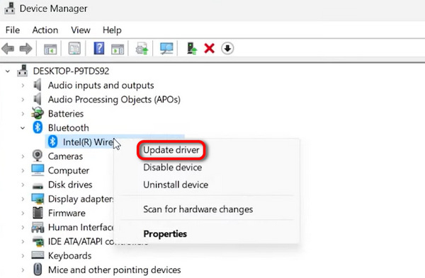 更新藍牙驅動程式 Windows
