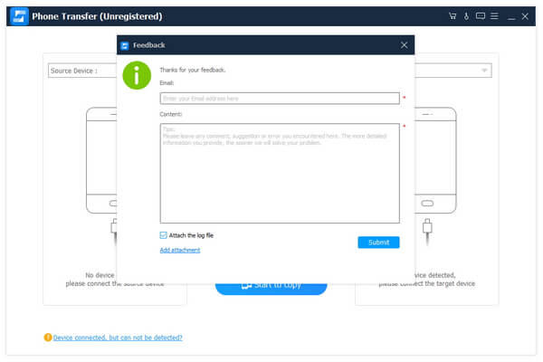 Feedback del trasferimento telefonico