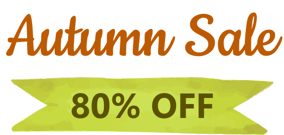 Banner Autumn Sale 80% OFF