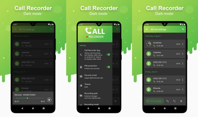 通話録音アプリ ラッキーモバイルアプリ