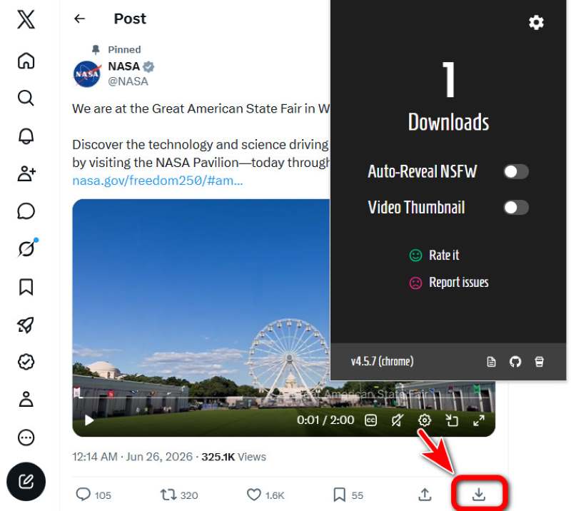 Media Harvest Download Button