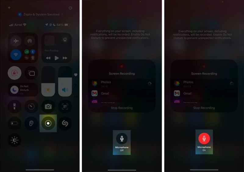 Enable Screen Recording