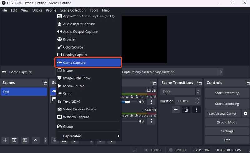Game Capture OBS