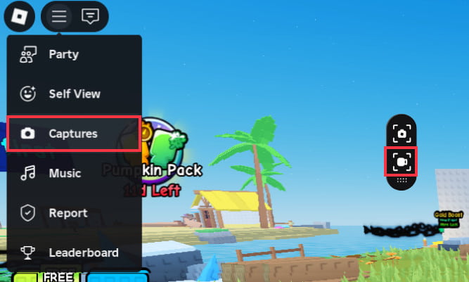 Screenshot Roblox With Built In Feature