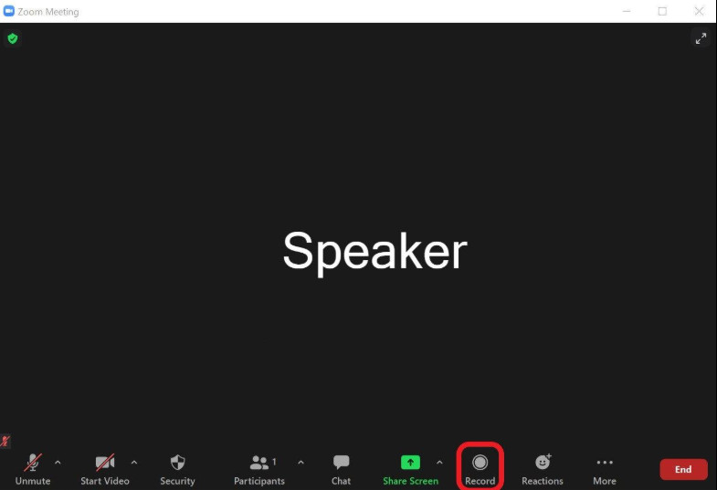 Record Zoom Webinar