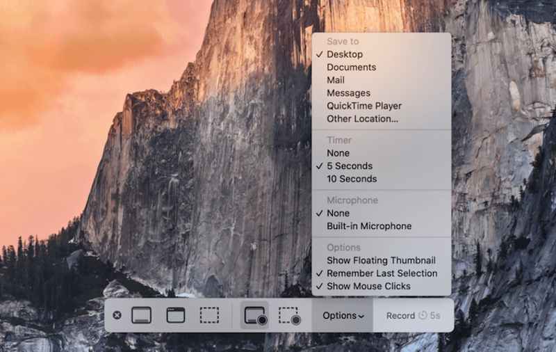 Запись экрана на MAC-устройствах