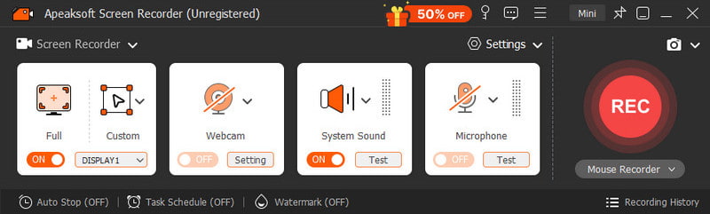 Apeaksoft Screen Recorder