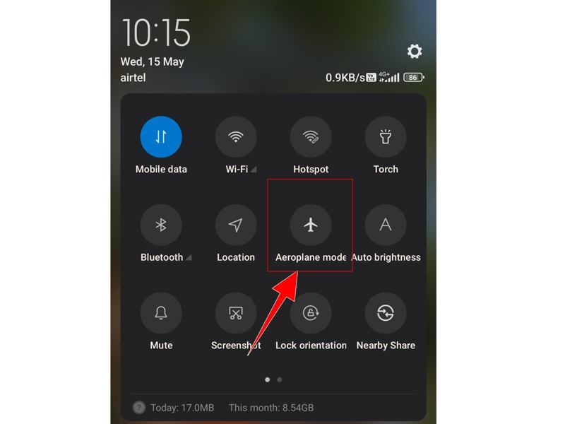 Activer le mode avion sur Android