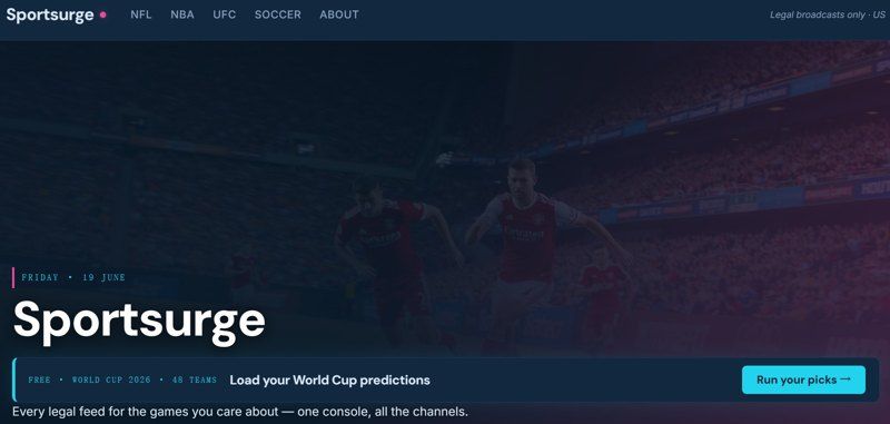 Sportsurge Site