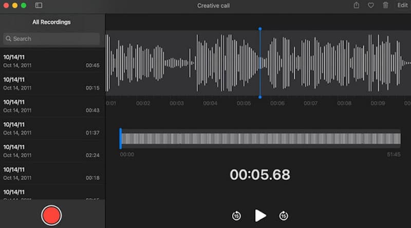 Voice Memos Record
