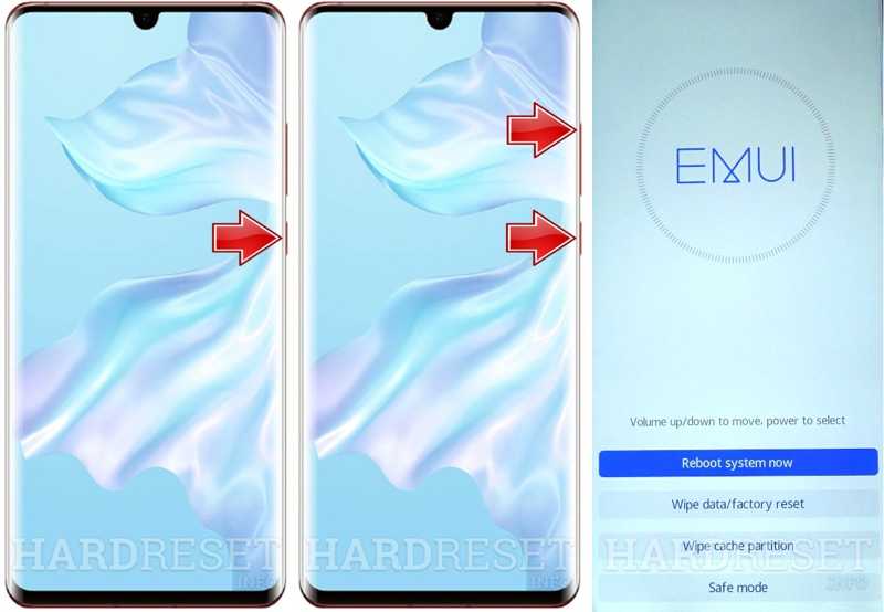 Modo de recuperação da Huawei