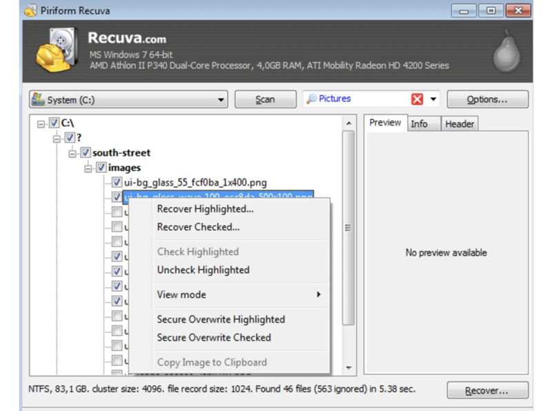 Recuva Software