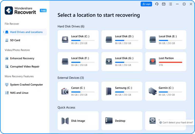 Wondershare Recovery