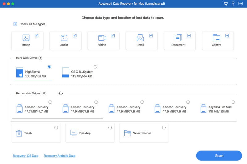 Apeaksoft Data Recovery for Mac