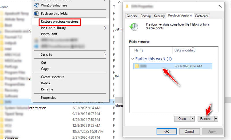 Restore Deleted Gifs with Previous Version