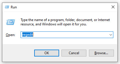 Open Registry Editor