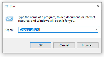 Run Dialog Box