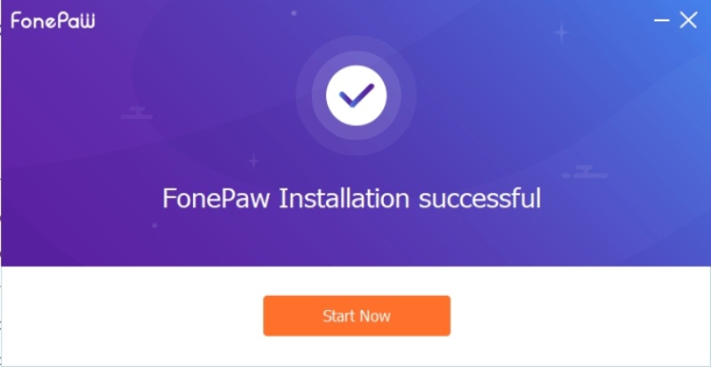 Installasjon av Fonepaw