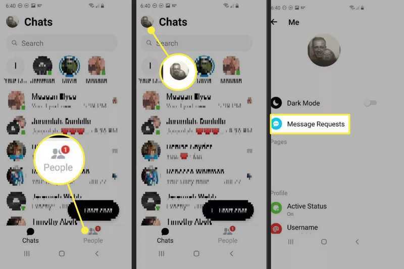 Skjult melding Android